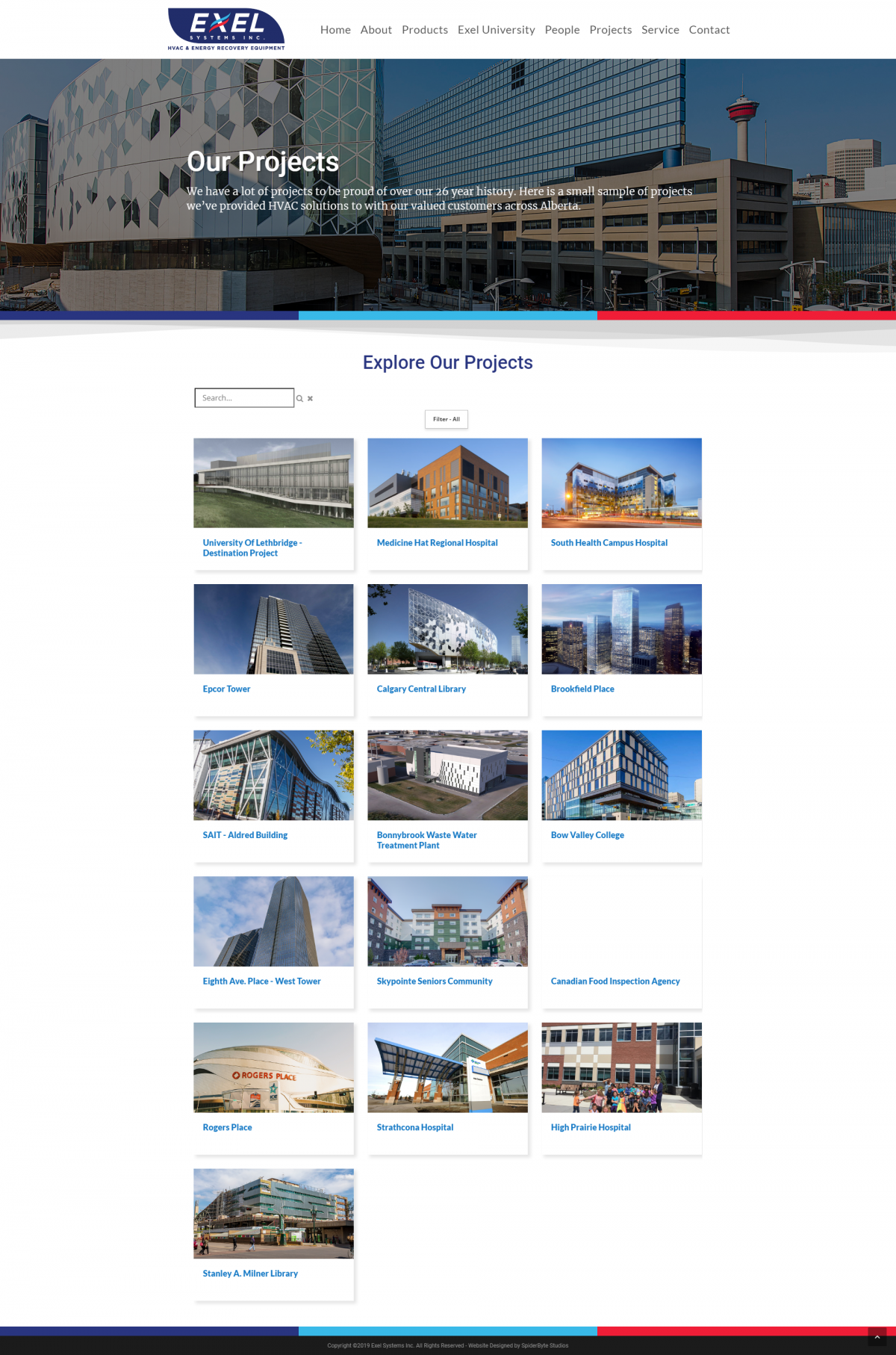 Projects Page